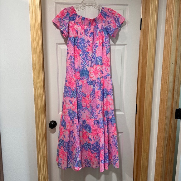 NWT Lilly Pulitzer Dezi Off the Shoulder Size Small - Picture 1 of 11